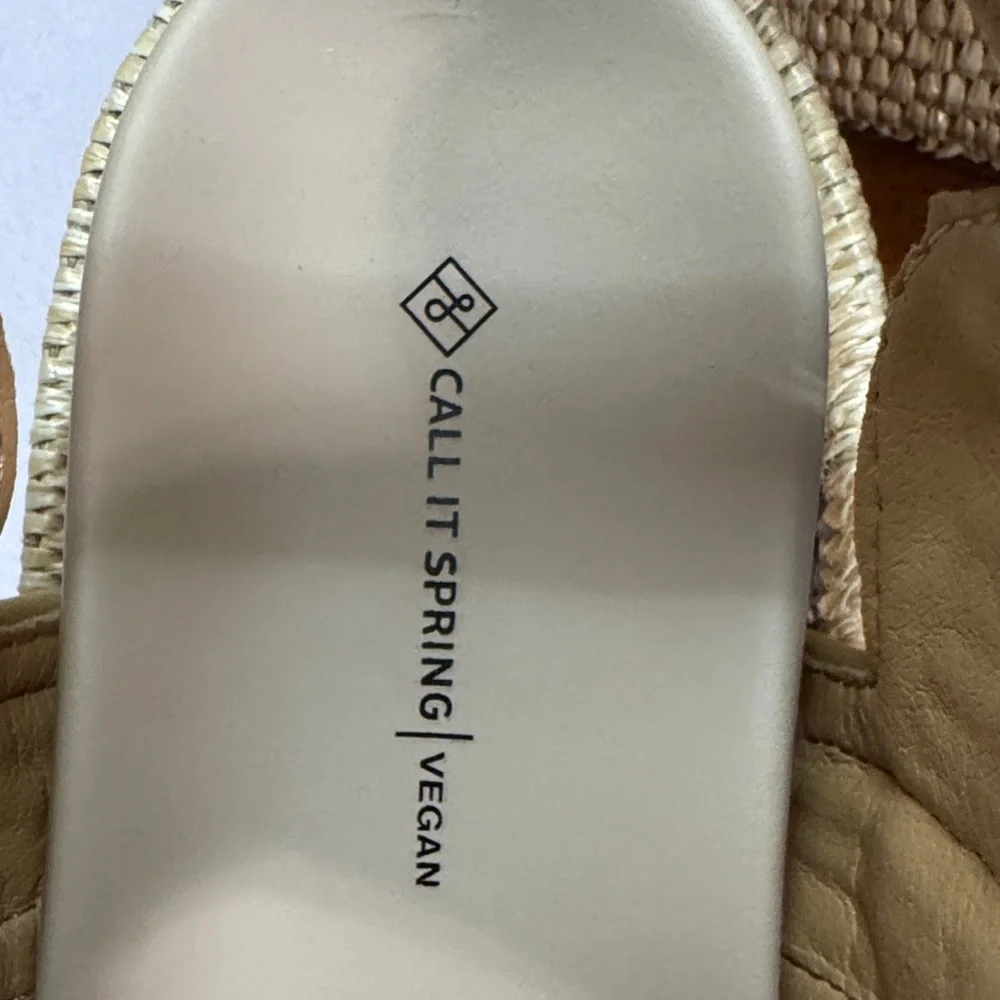 Call It Spring Mauii Wedge Sandals NIB - Picture 2 of 10